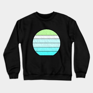 Blue tinted sunset pattern Crewneck Sweatshirt